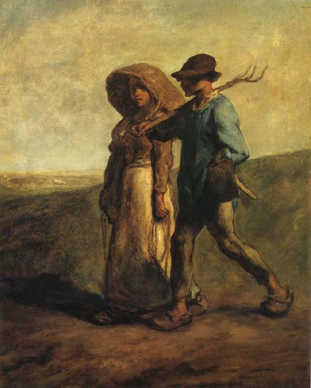 Jean Francois Millet Going to work